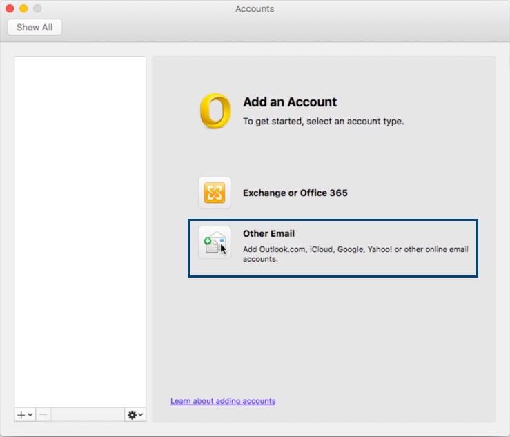 configure gmail to outlook for mac